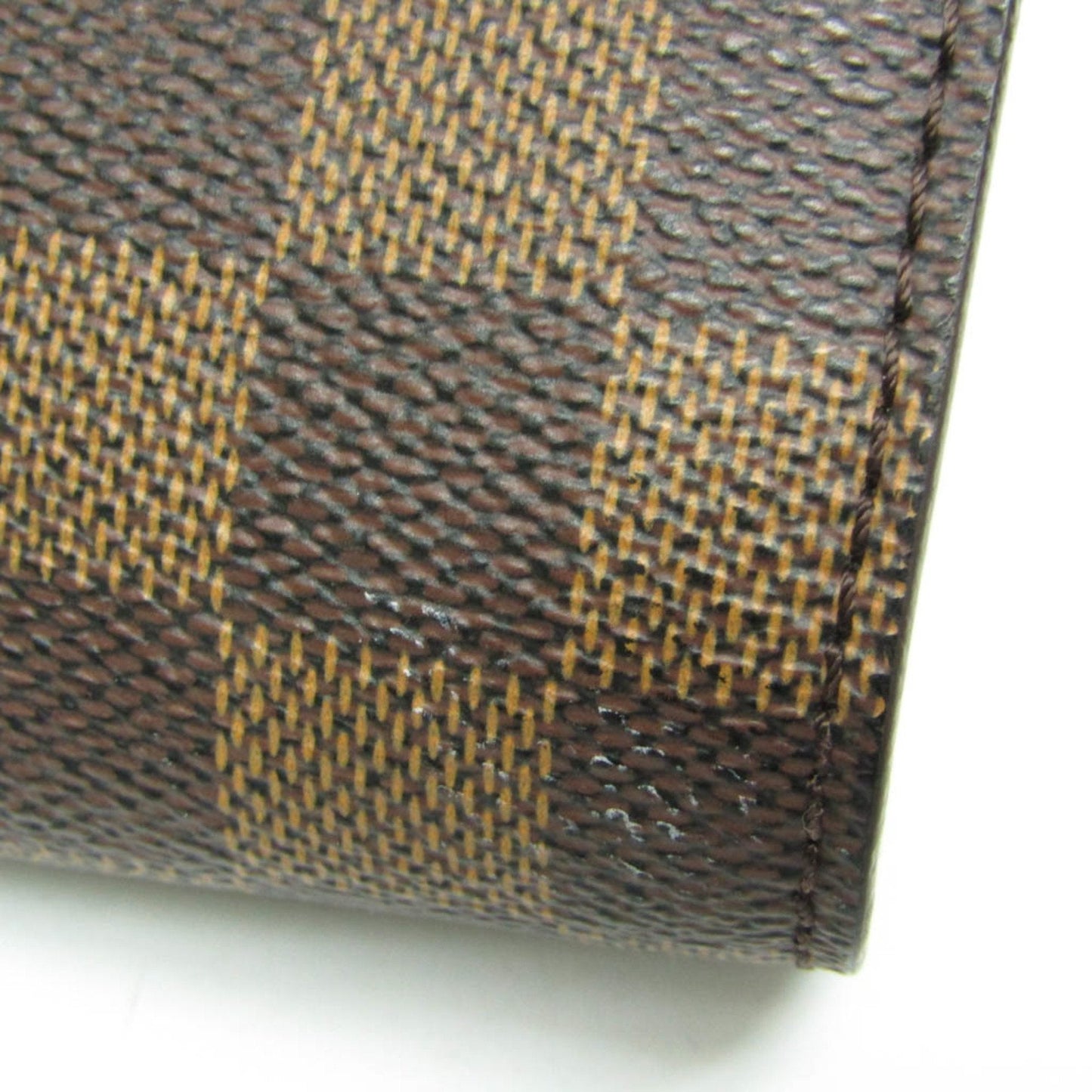 Louis Vuitton Saint Louis Brown Canvas Clutch Bag