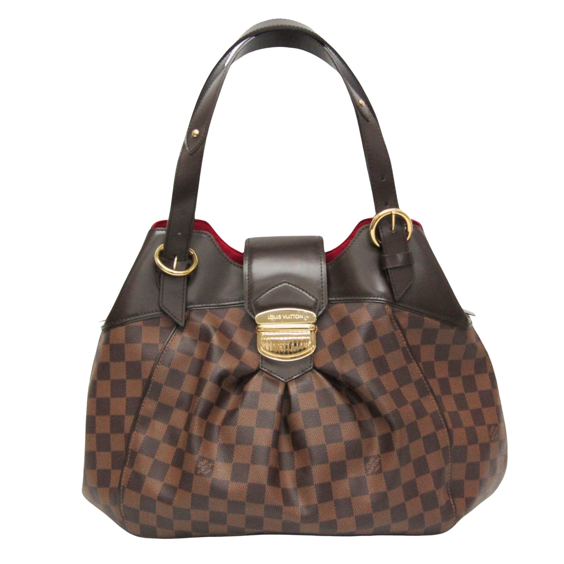 Louis Vuitton Sistina Brown Canvas Shoulder Bag ()