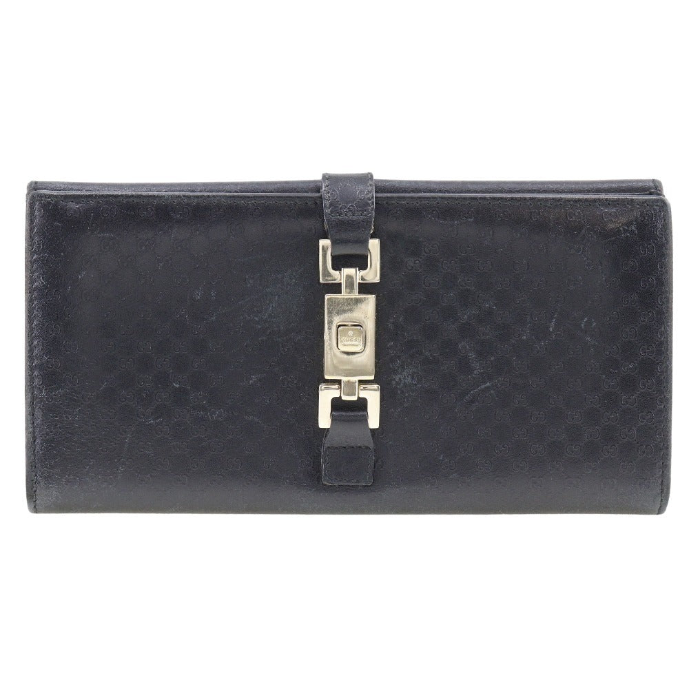 Gucci Jackie Black Leather Wallet  ()