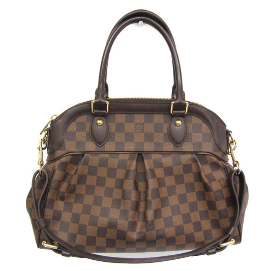 Louis Vuitton Trevi Brown Canvas Shoulder Bag ()