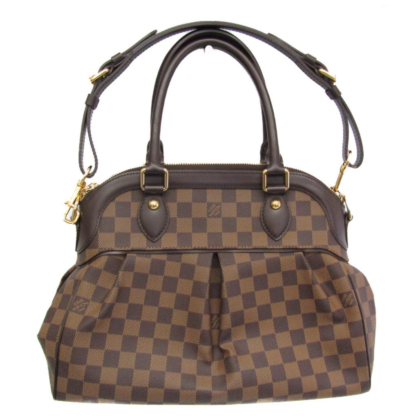 Louis Vuitton Trevi Brown Canvas Shoulder Bag ()