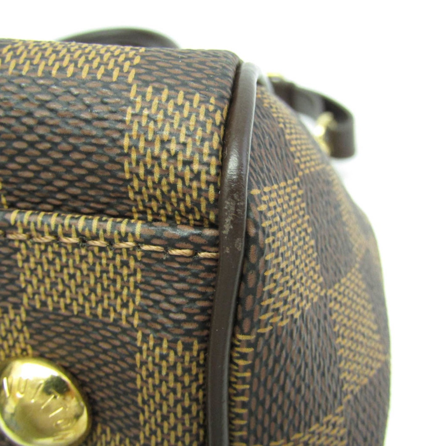 Louis Vuitton Trevi Brown Canvas Shoulder Bag