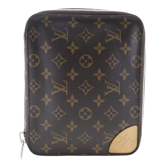 Louis Vuitton Horizon Brown Canvas Clutch Bag ()