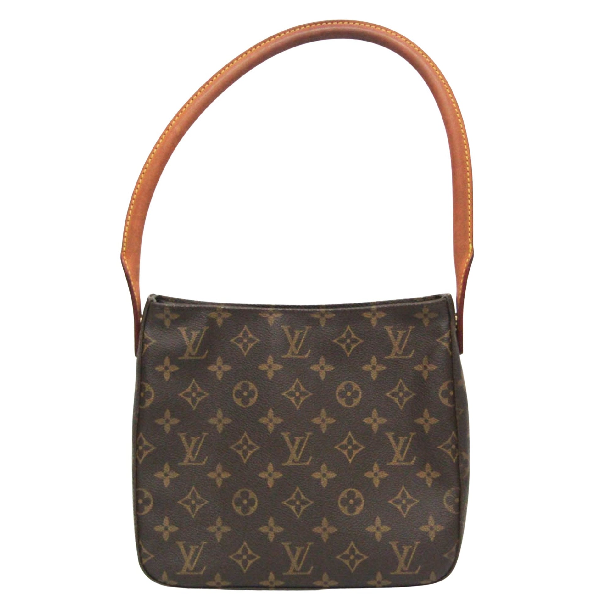 Louis Vuitton Looping Mm Brown Canvas Shoulder Bag ()