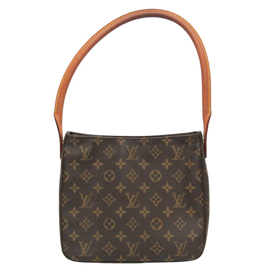 Louis Vuitton Looping Mm Brown Canvas Shoulder Bag ()