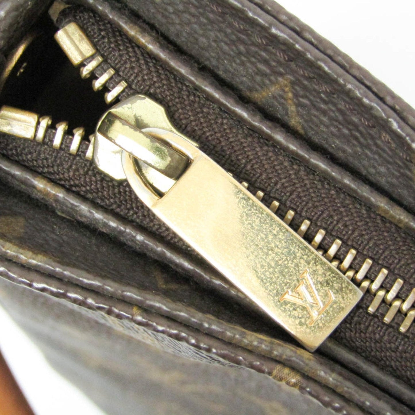 Louis Vuitton Looping Mm Brown Canvas Shoulder Bag