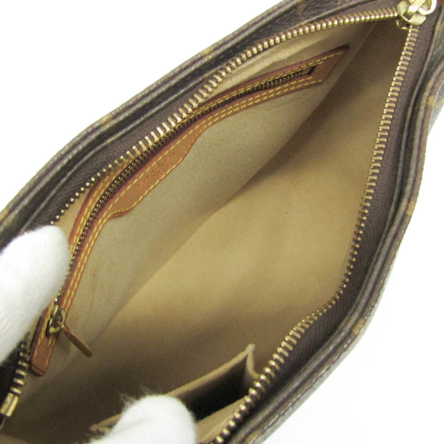 Louis Vuitton Looping Mm Brown Canvas Shoulder Bag
