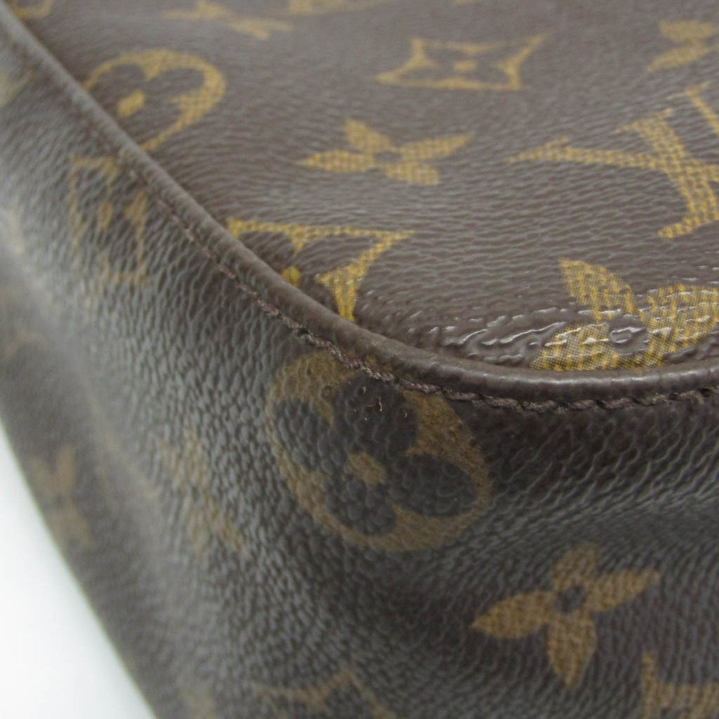 Louis Vuitton Looping Mm Brown Canvas Shoulder Bag