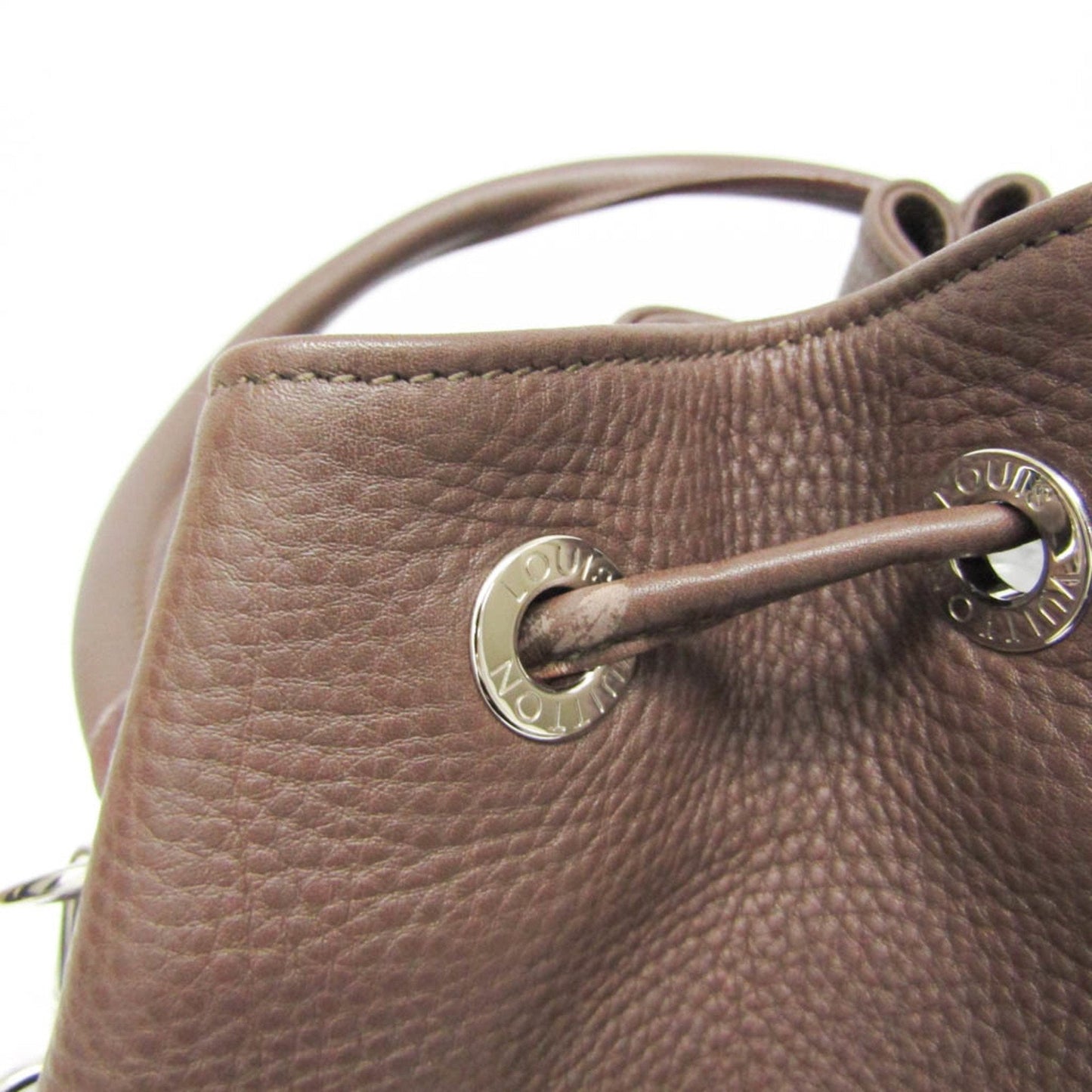 Louis Vuitton Noé Brown Leather Shoulder Bag