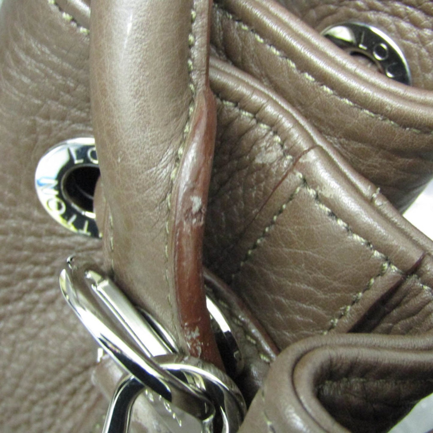 Louis Vuitton Noé Brown Leather Shoulder Bag