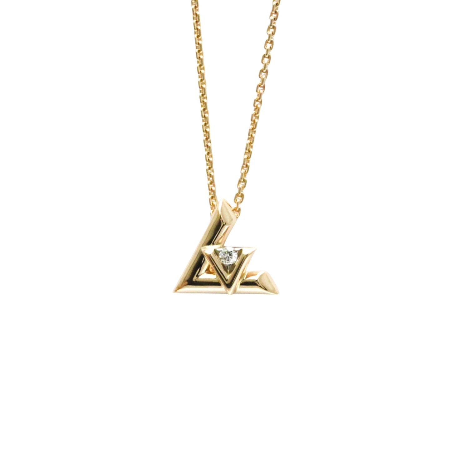 Louis Vuitton Lv Volt One Gold Rose Gold Necklace Jewelry