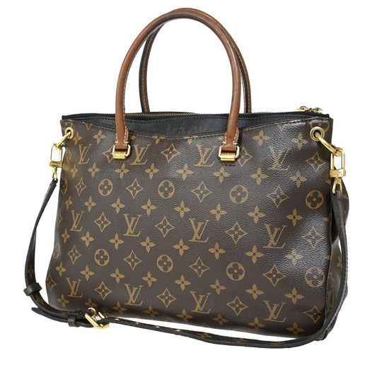 Louis Vuitton Pallas Brown Canvas Handbag ()