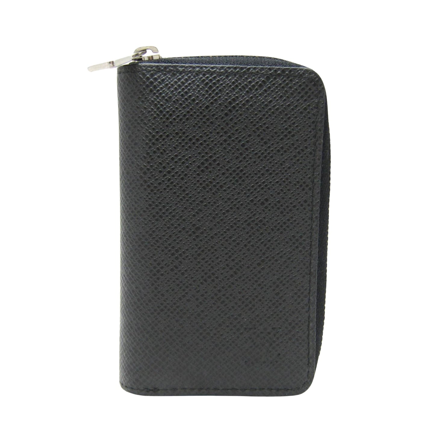 Louis Vuitton Zippy Coin Purse Black Leather Wallet  ()