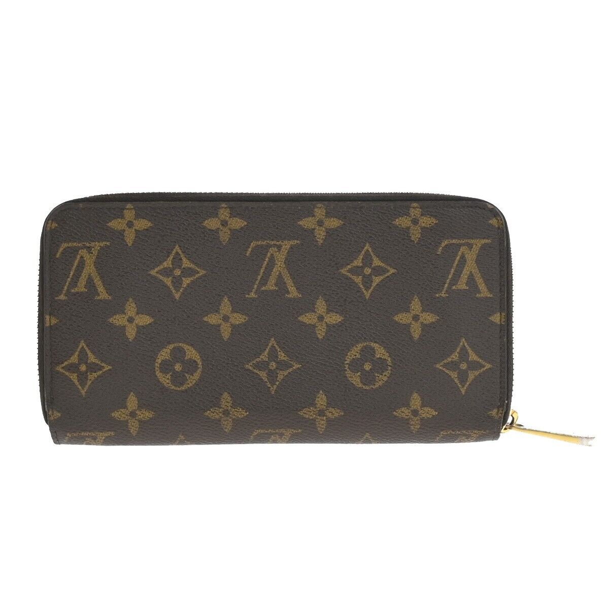 Louis Vuitton Portefeuille Zippy Brown Leather Wallet