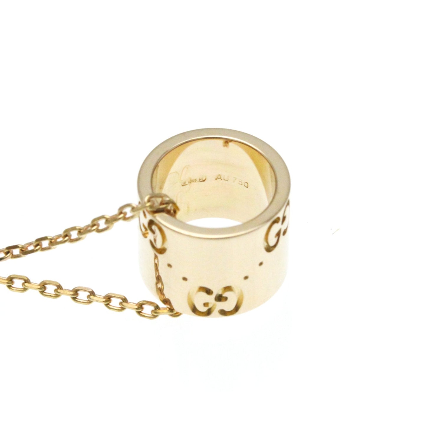 Gucci Icon Gold Rose Gold Necklace Jewelry