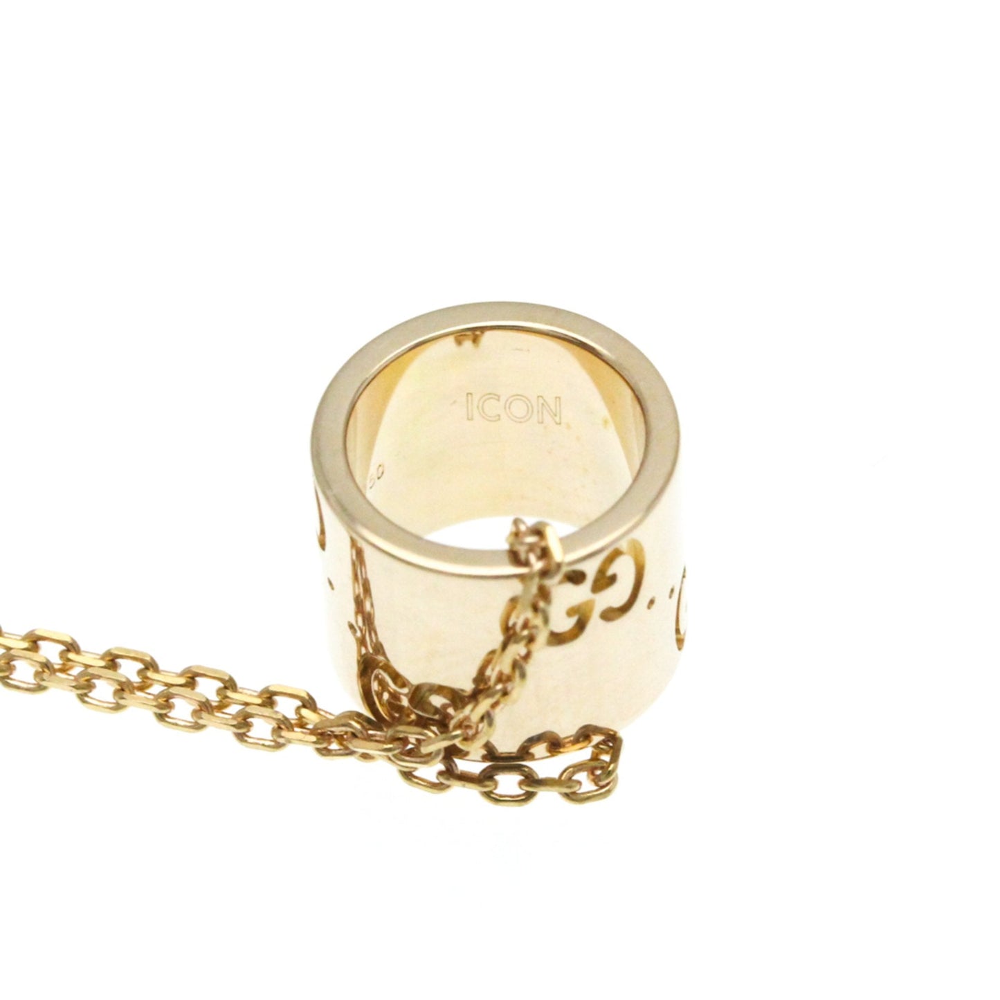 Gucci Icon Gold Rose Gold Necklace Jewelry