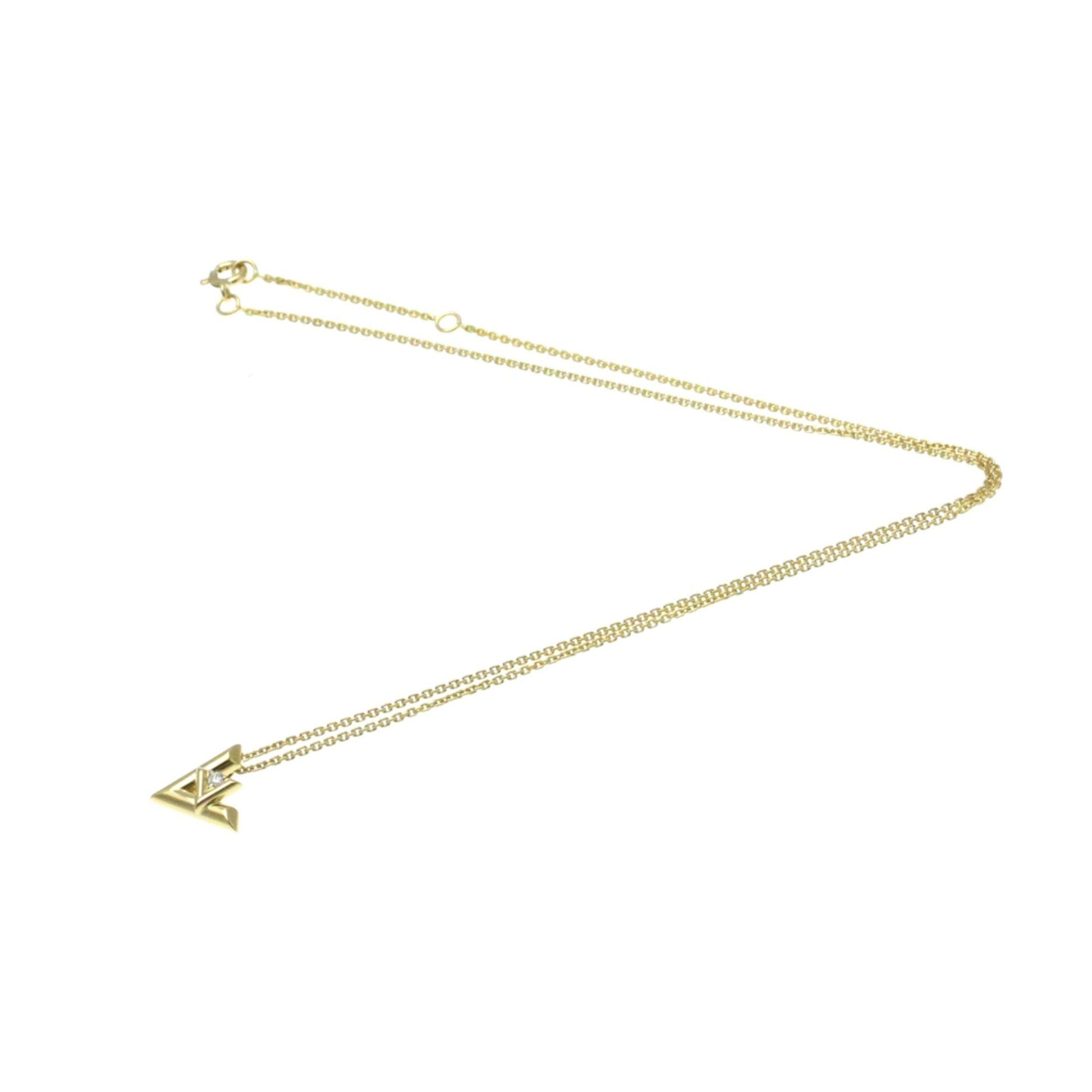 Louis Vuitton Lv Volt One Gold Yellow Gold Necklace Jewelry ()