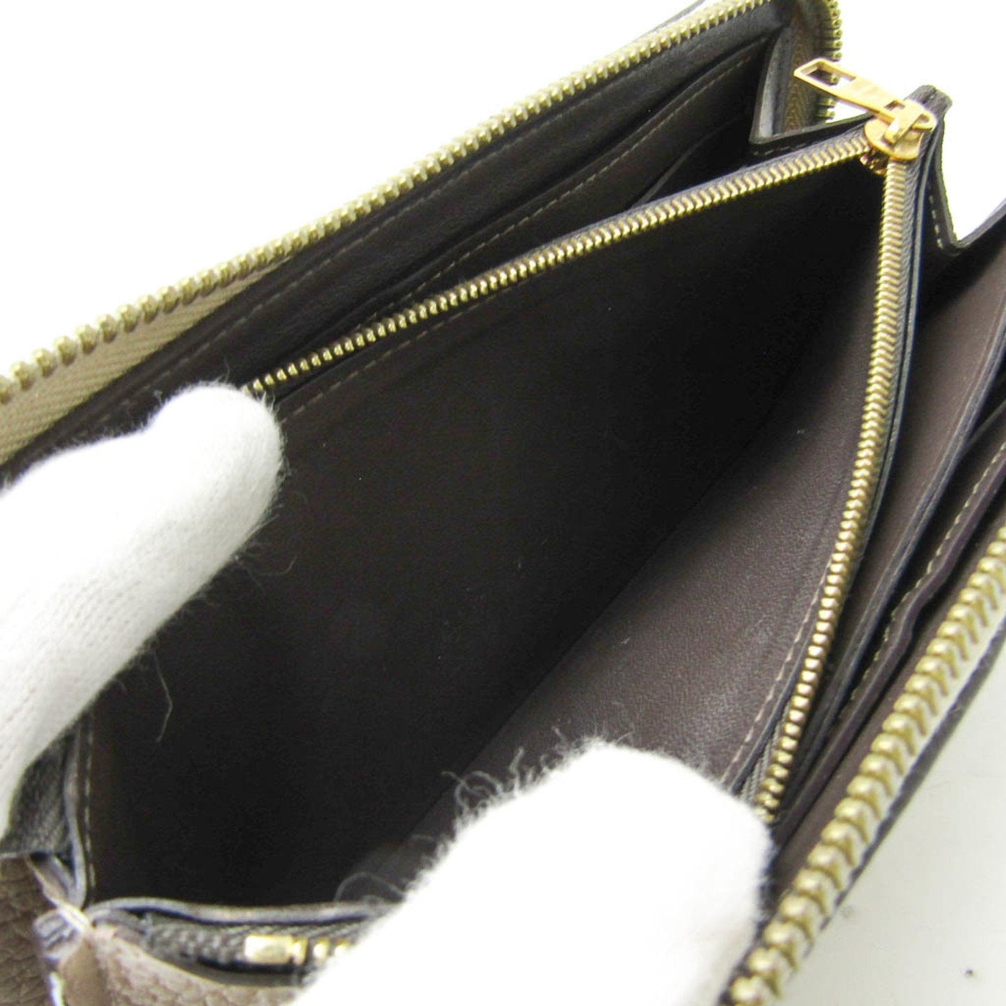 Louis Vuitton Comete Beige Leather Wallet