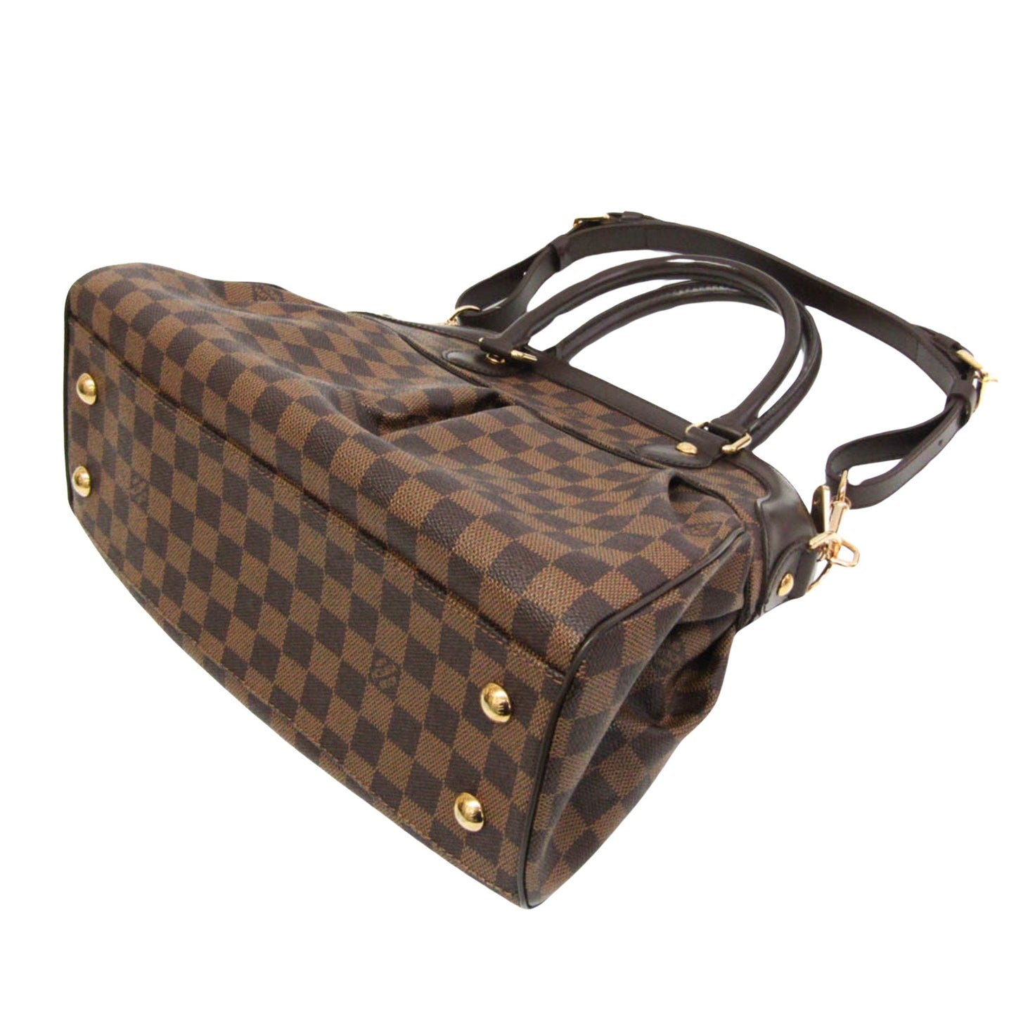 Louis Vuitton Trevi Brown Canvas Handbag