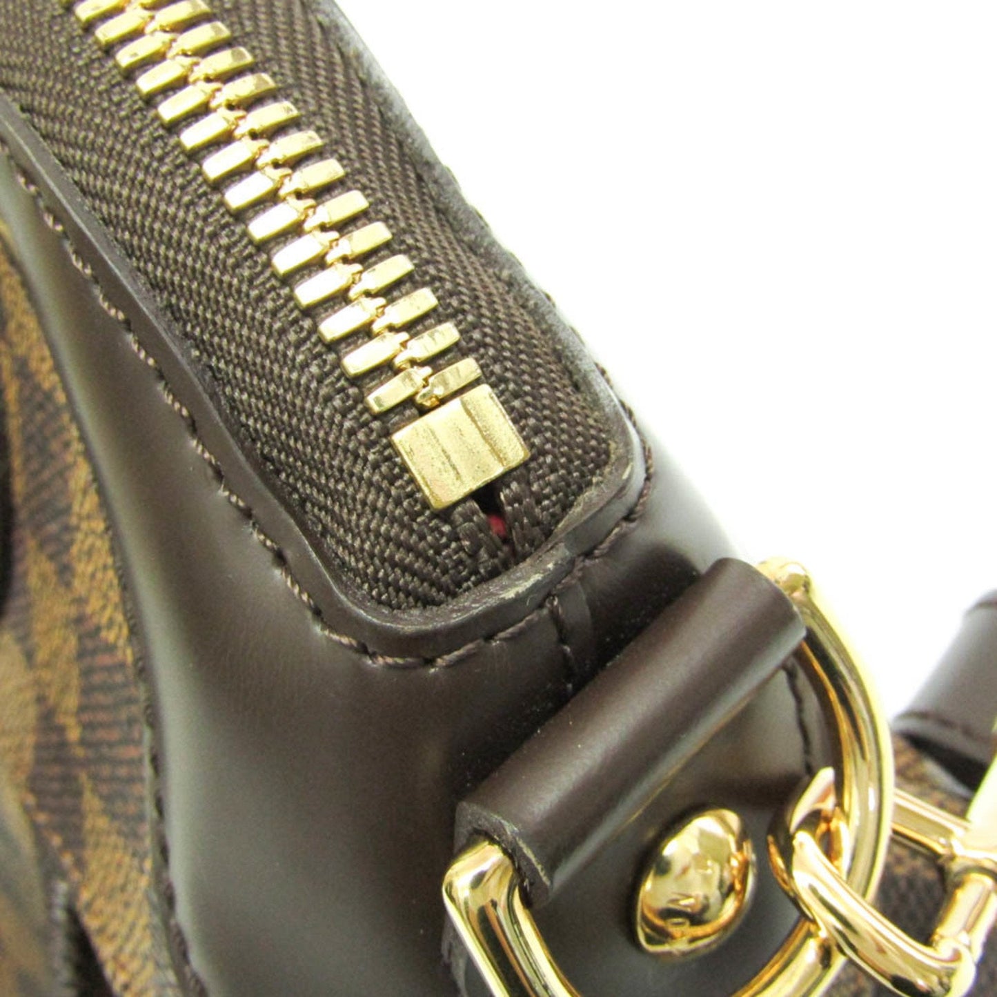 Louis Vuitton Trevi Brown Canvas Handbag