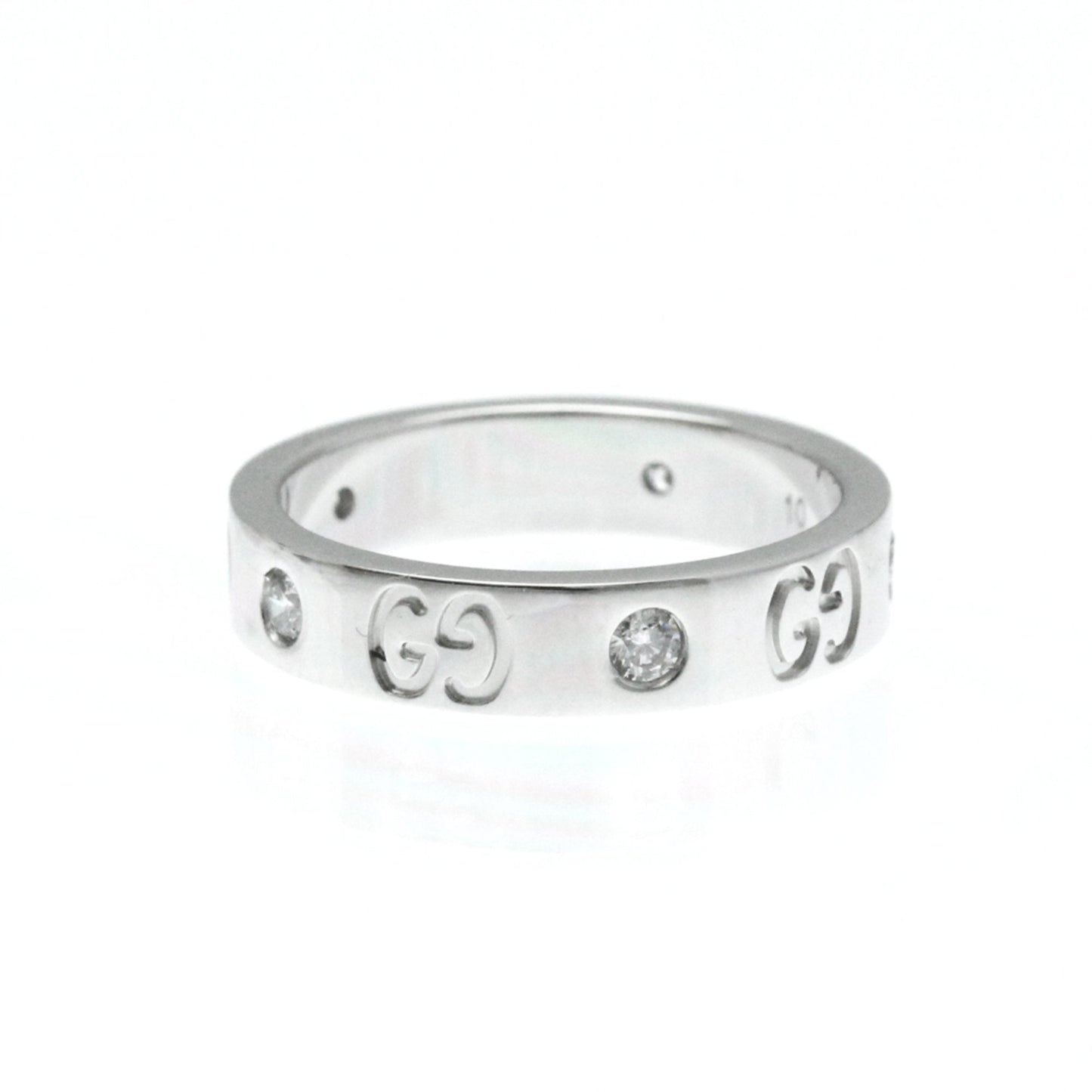 Gucci Icon Silver White Gold Ring Jewelry