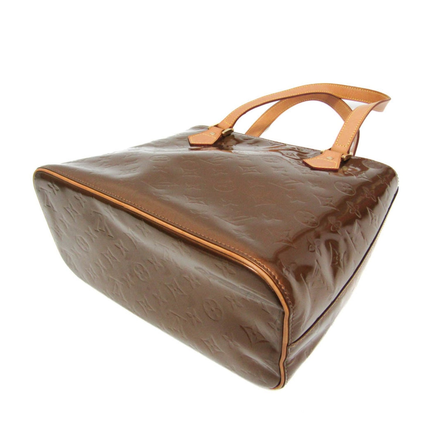 Louis Vuitton Houston Copper Patent Leather Handbag