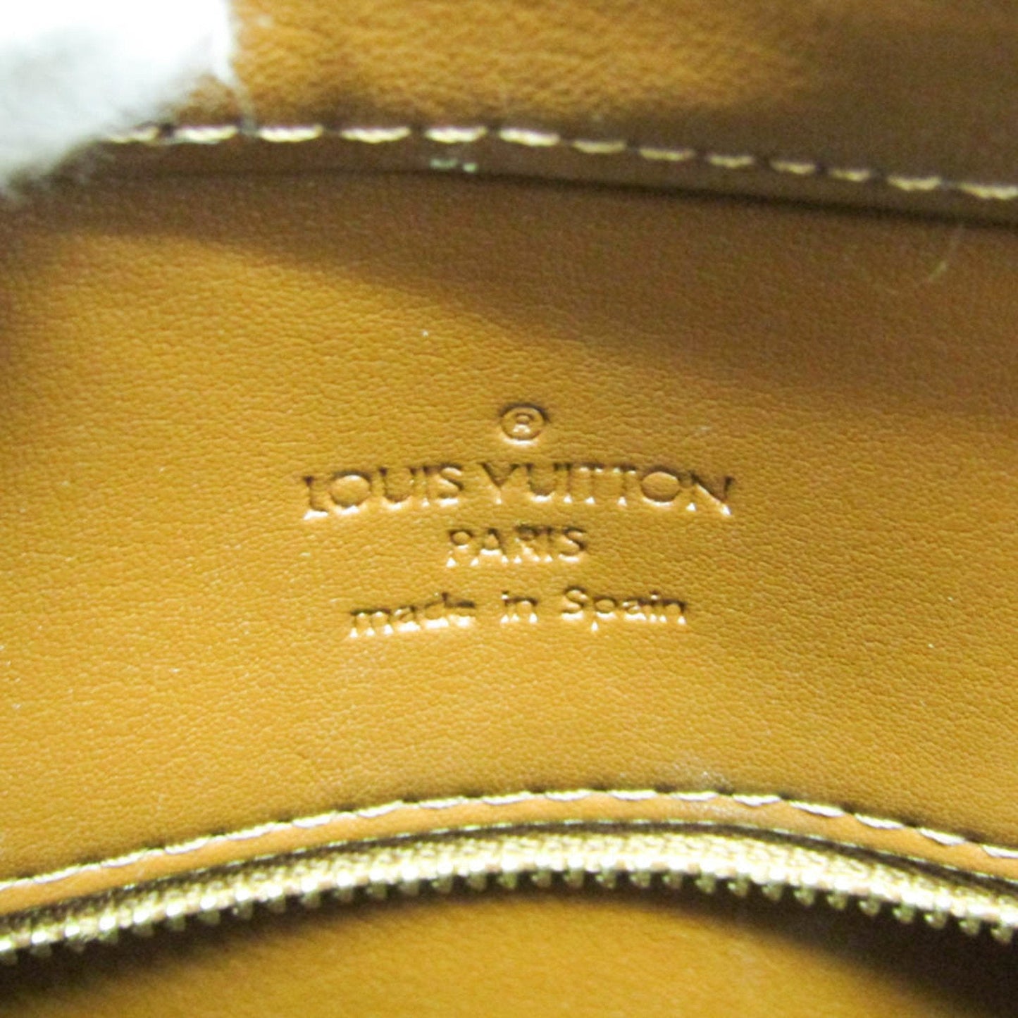 Louis Vuitton Houston Copper Patent Leather Handbag