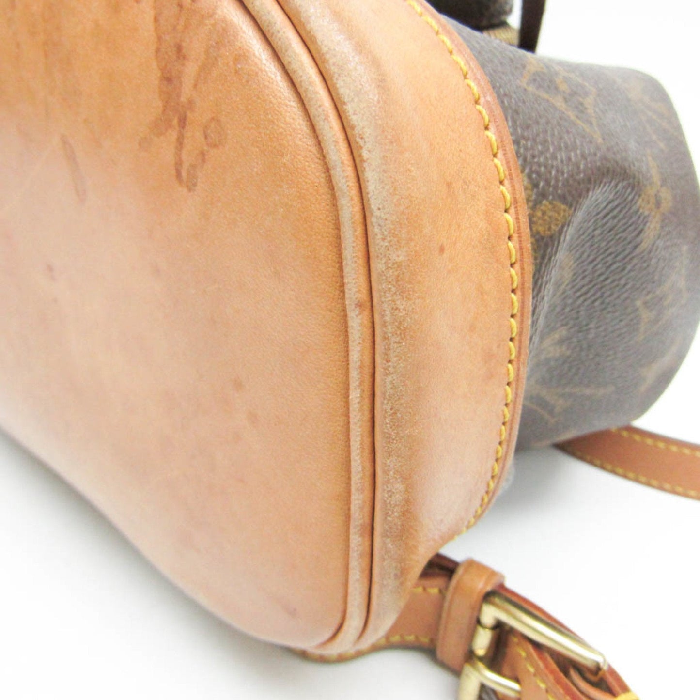 Louis Vuitton Montsouris Mm Brown Canvas Backpack Bag