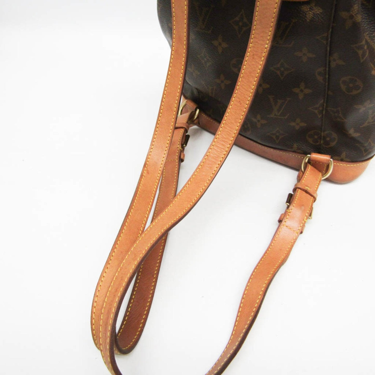 Louis Vuitton Montsouris Mm Brown Canvas Backpack Bag