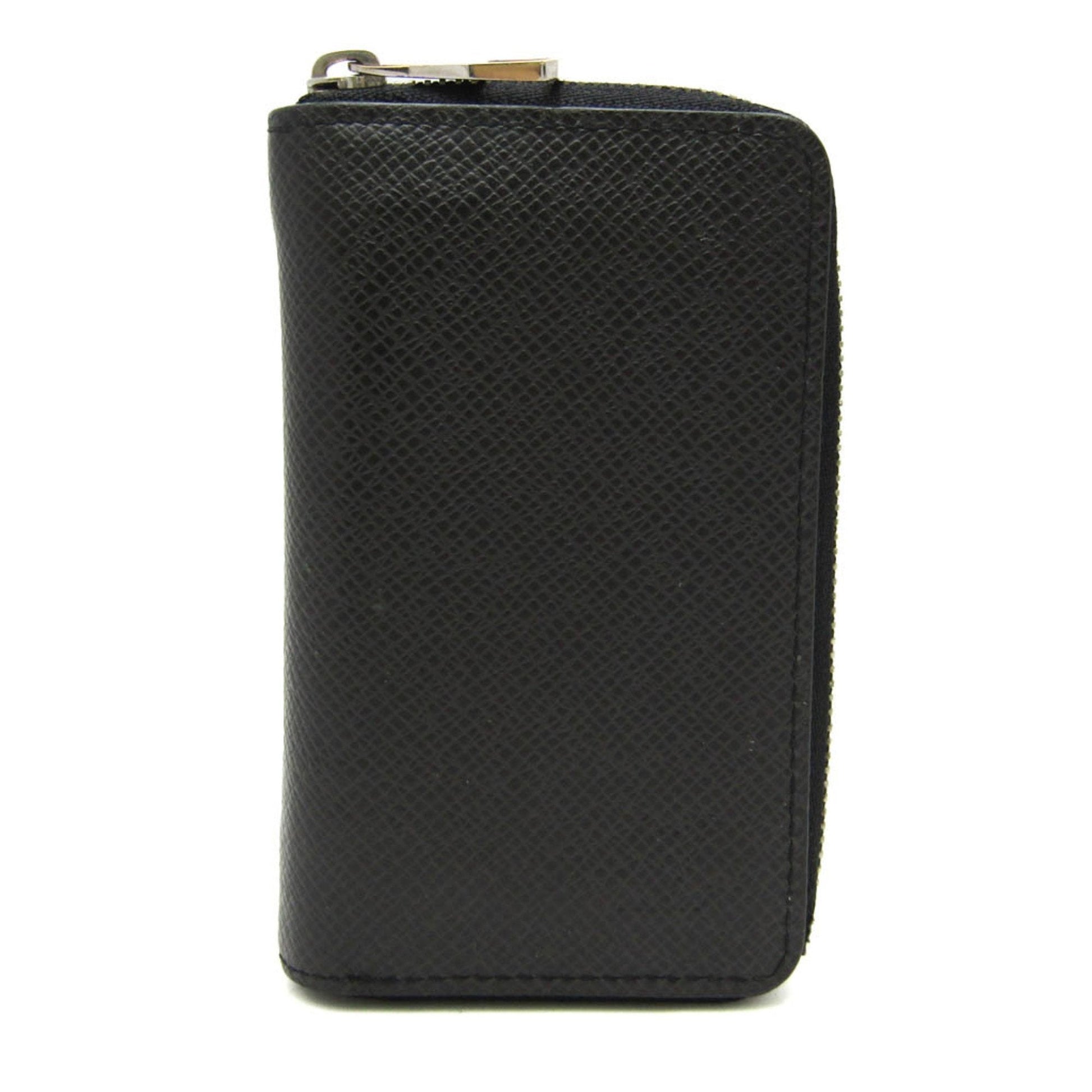 Louis Vuitton Zippy Black Leather Wallet  ()