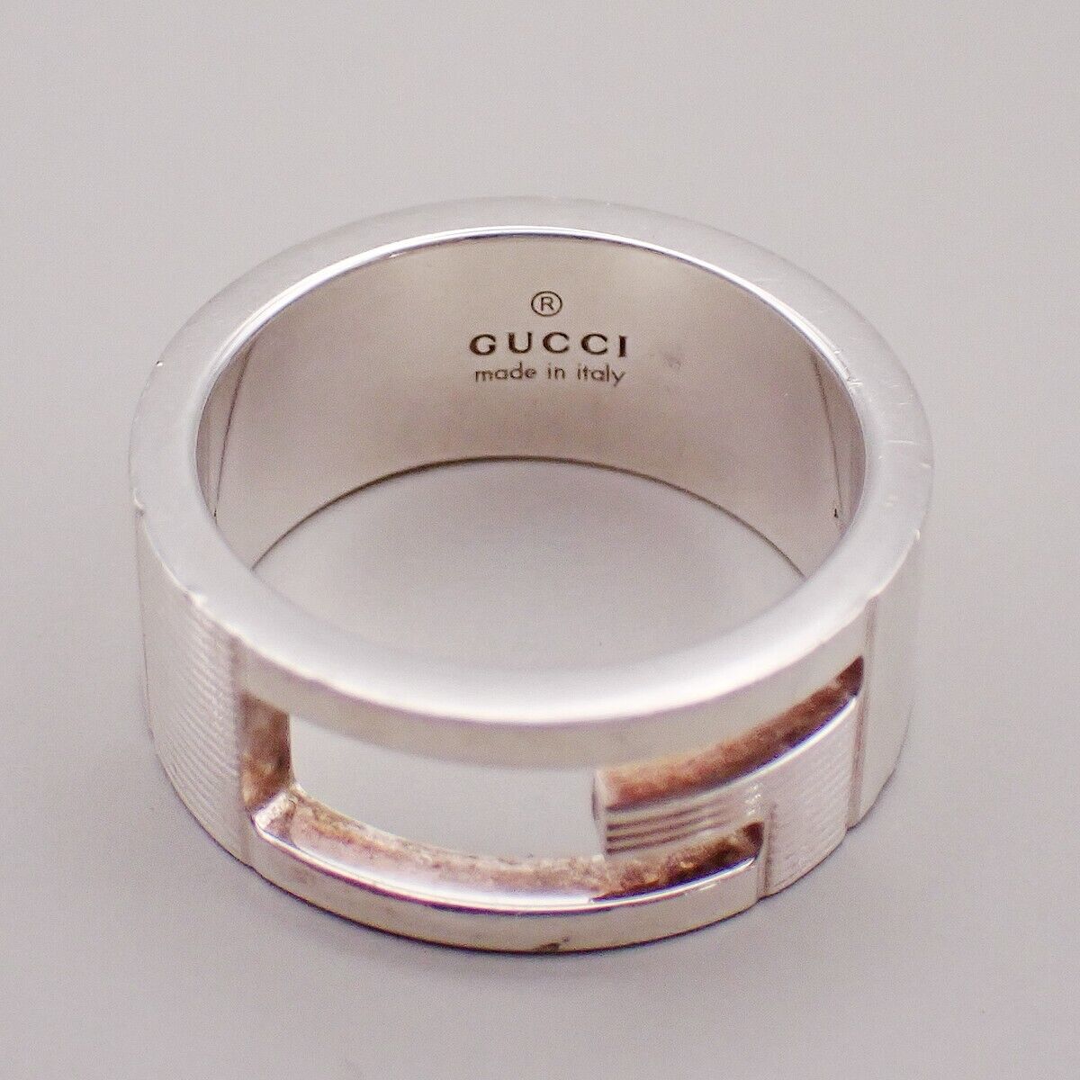 Gucci Logo Silver Silver Bracelet Jewelry