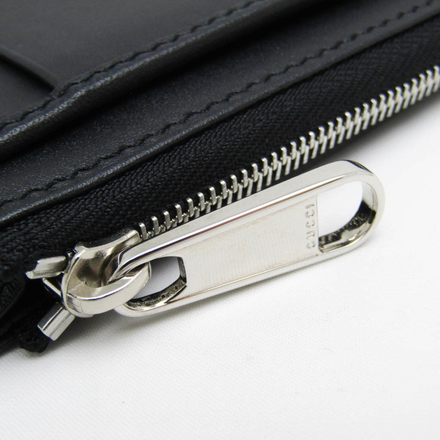 Gucci Logo Black Leather Wallet