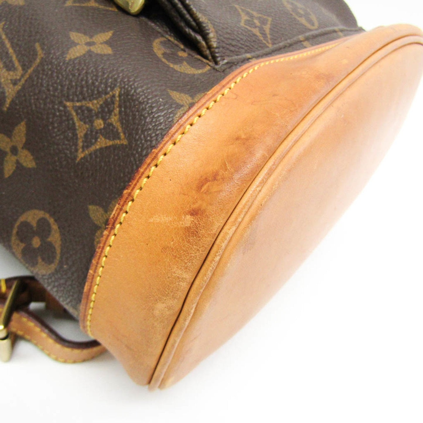 Louis Vuitton Montsouris Mm Brown Canvas Backpack Bag