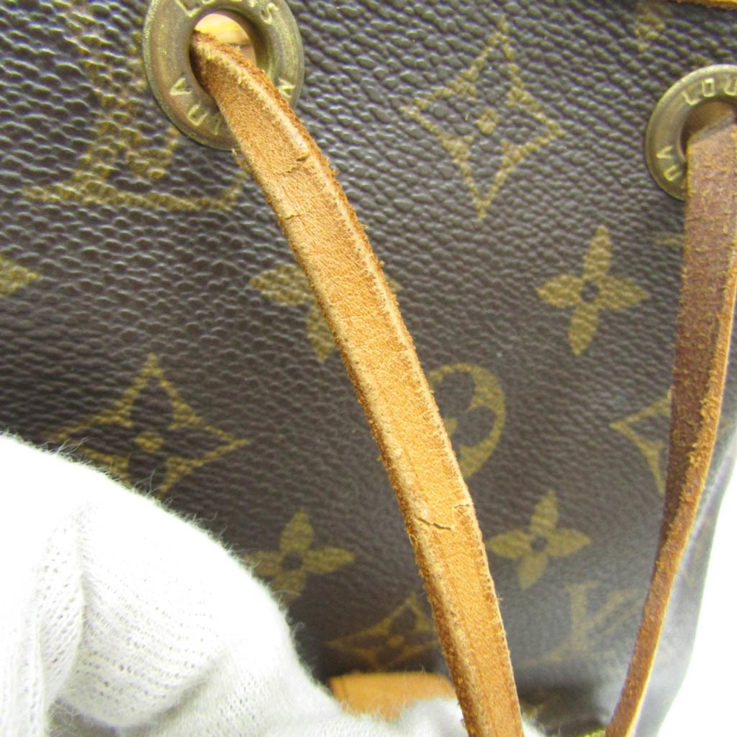 Louis Vuitton Montsouris Mm Brown Canvas Backpack Bag
