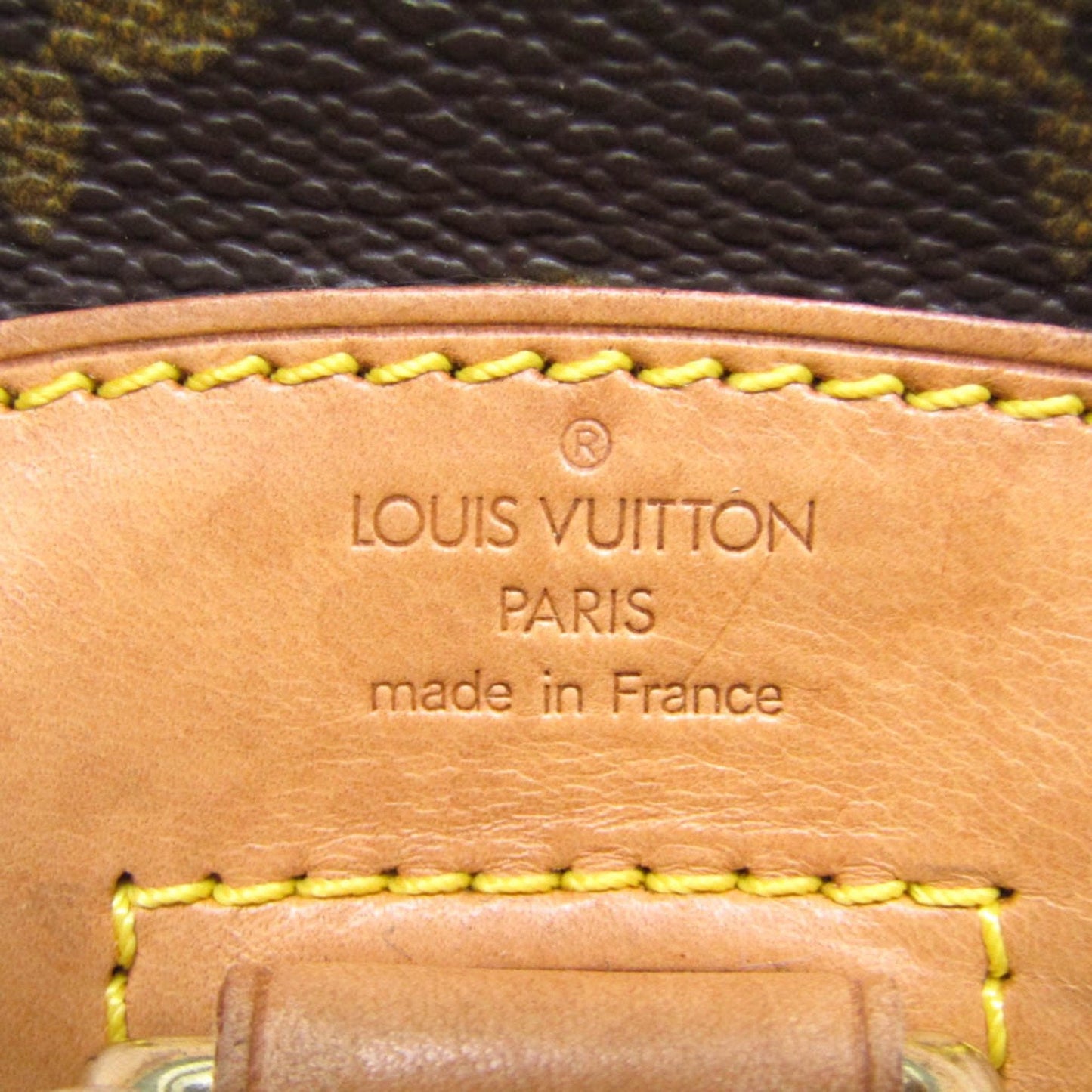 Louis Vuitton Brown Canvas Backpack Bag