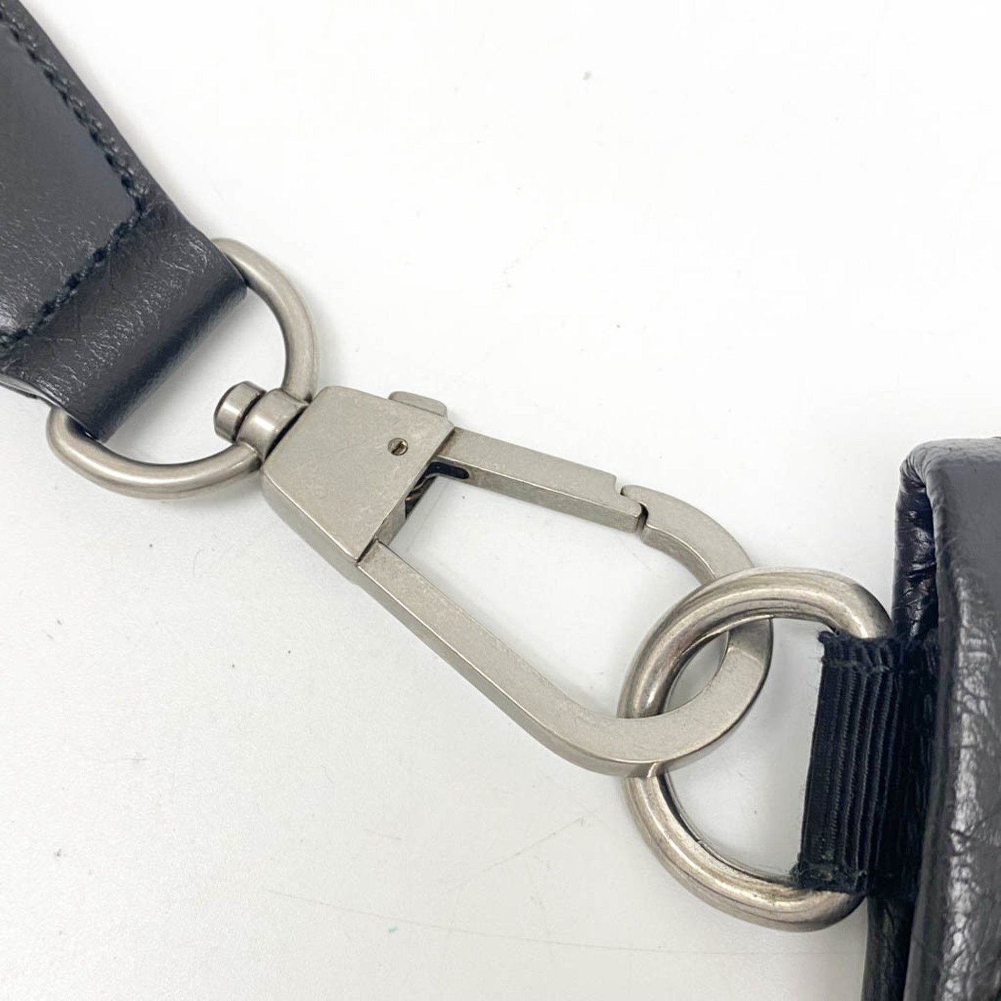 Gucci Interlocking G Black Leather Shoulder Bag