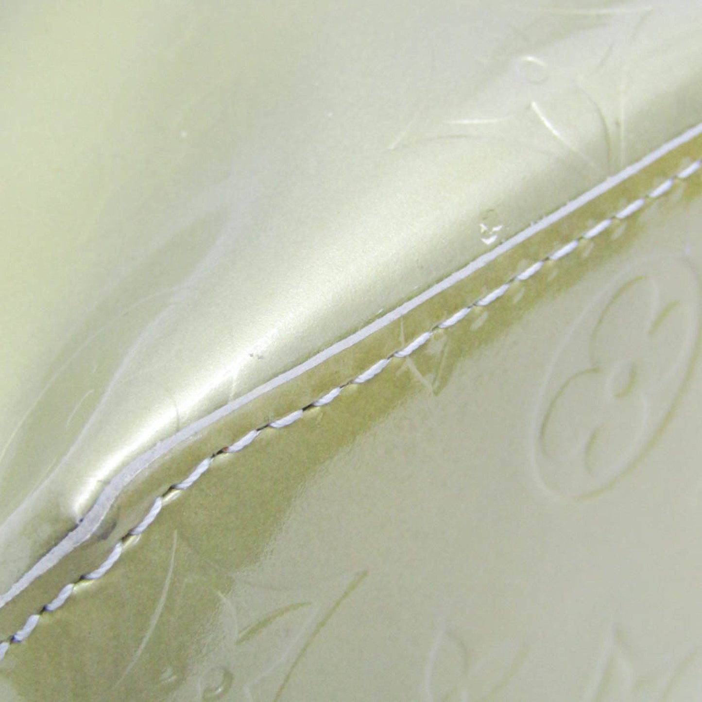 Louis Vuitton Reade Green Patent Leather Tote Bag