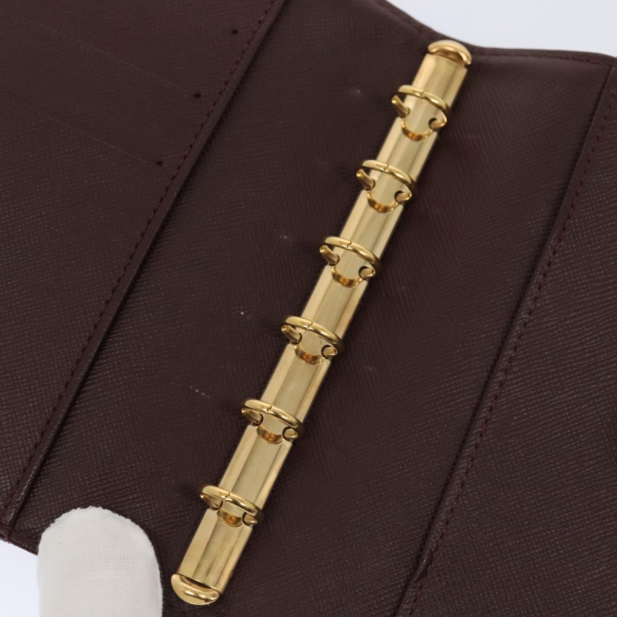 Louis Vuitton Agenda Cover Red Canvas Wallet