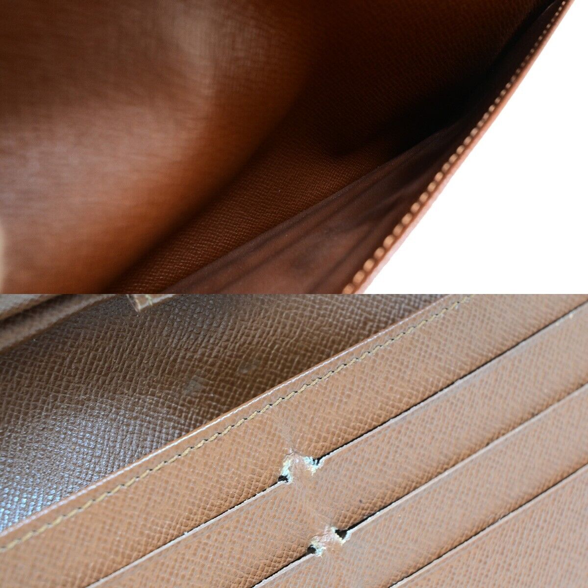 Louis Vuitton Trésor Brown Canvas Wallet