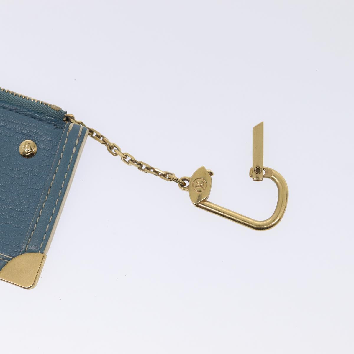 Louis Vuitton Suhali Blue Leather Wallet
