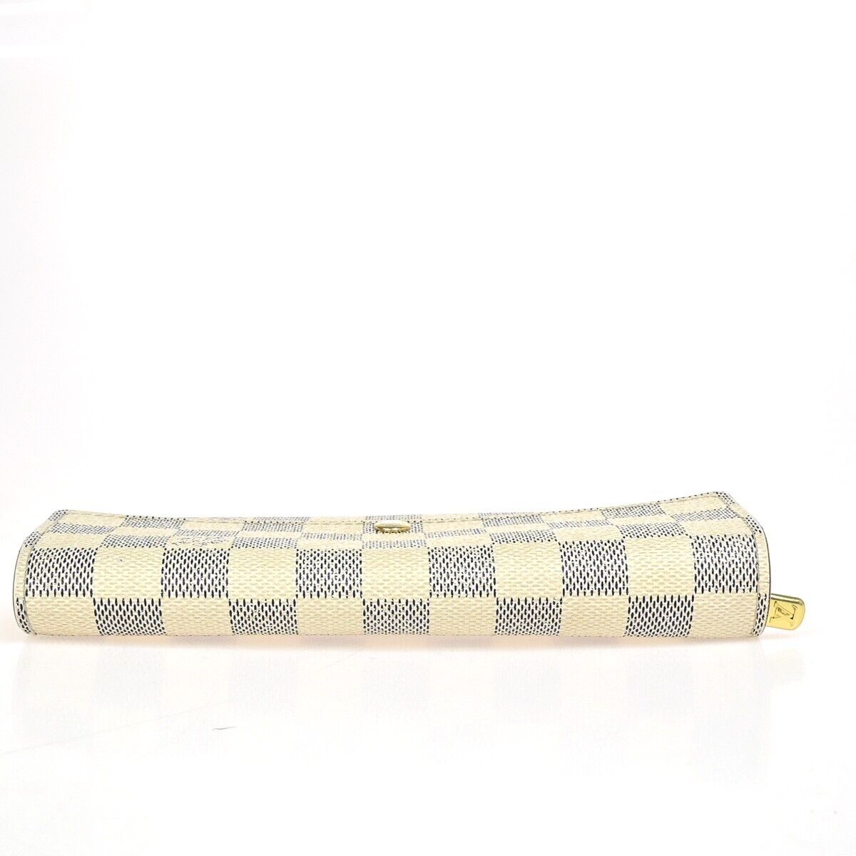 Louis Vuitton Portefeuille Sarah White White Gold Wallet