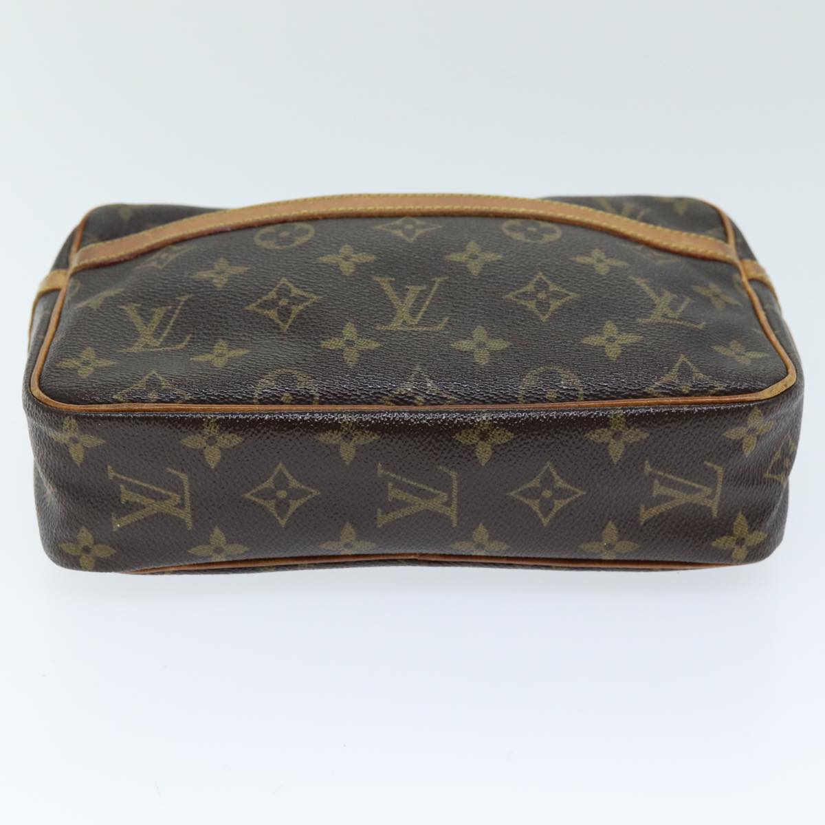 Louis Vuitton Trousse De Toilette Brown Canvas Clutch Bag