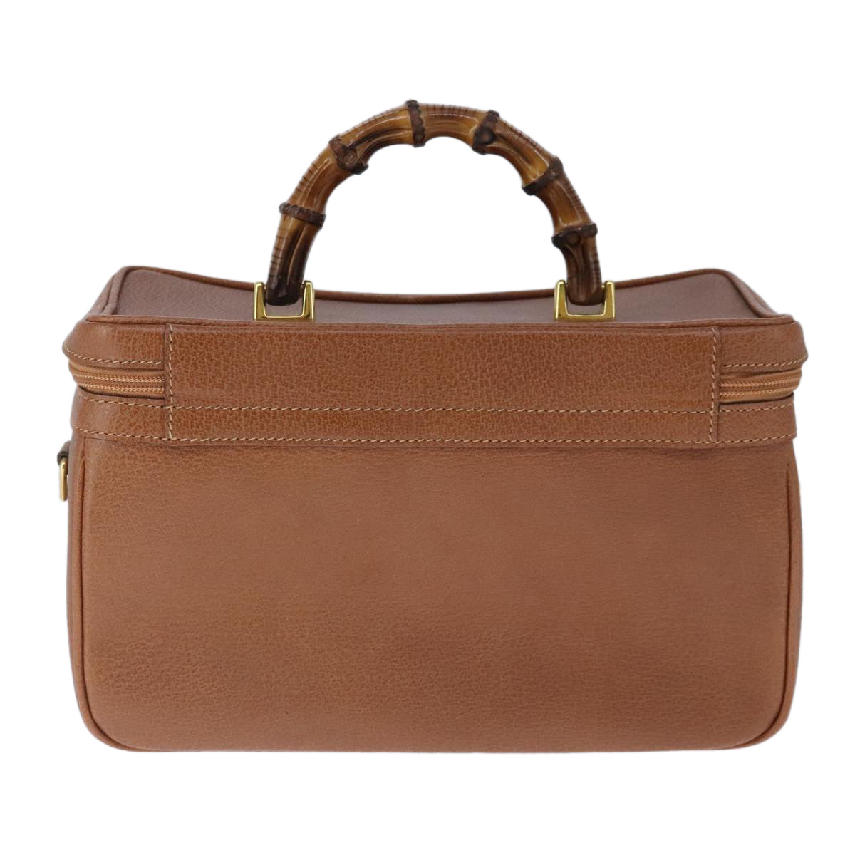 Gucci Bamboo Brown Leather Handbag