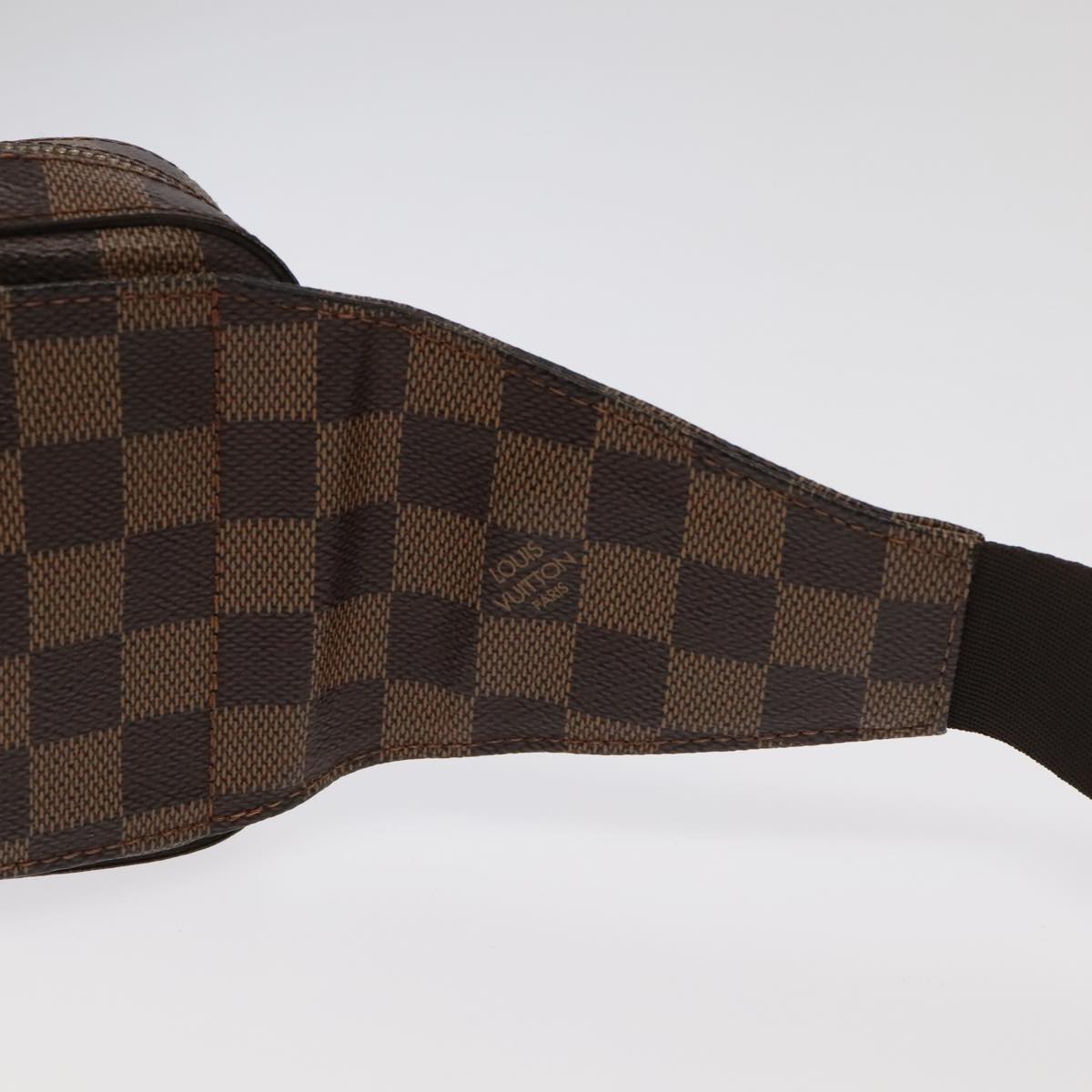 Louis Vuitton Geronimos Brown Canvas Shoulder Bag