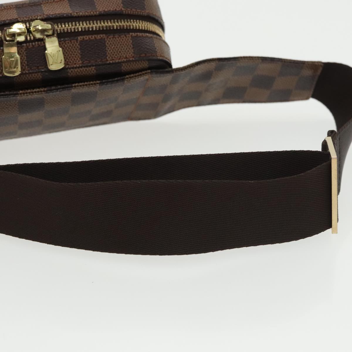 Louis Vuitton Geronimos Brown Canvas Shoulder Bag