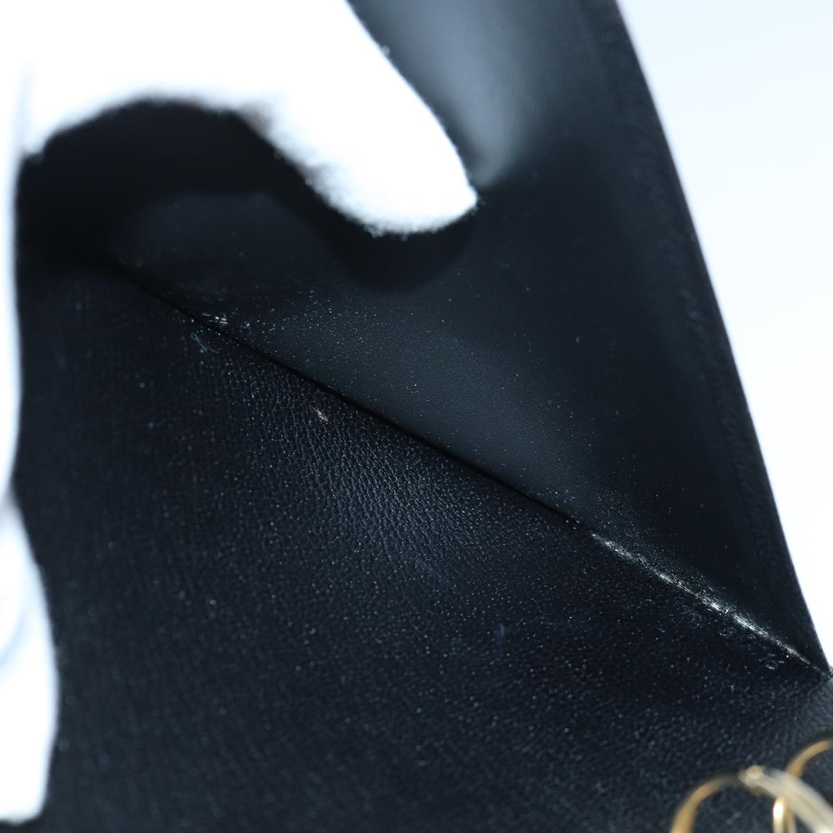 Louis Vuitton Agenda Mm Black Leather Wallet