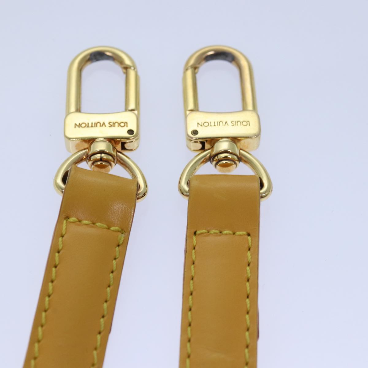 Louis Vuitton Shoulder Strap Camel Leather Bag Jewelry