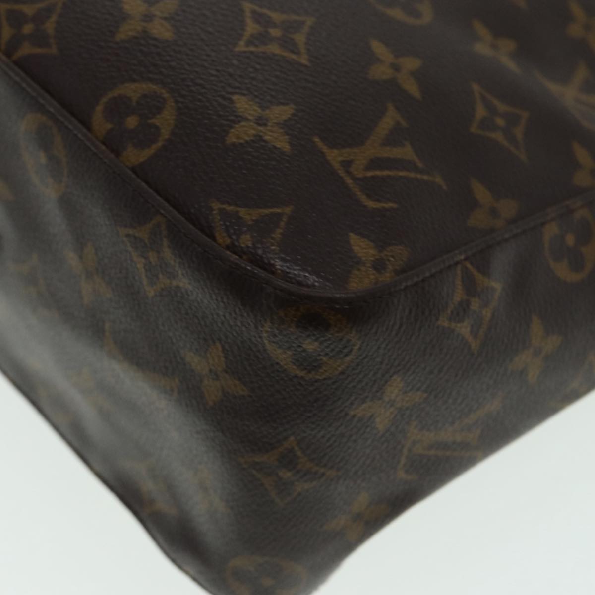 Louis Vuitton Looping Gm Brown Canvas Shoulder Bag
