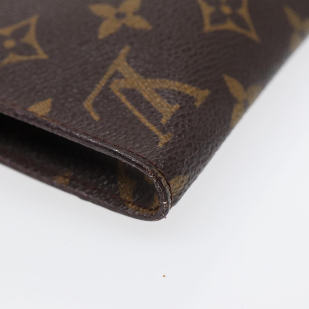 Louis Vuitton Trousse De Toilette Brown Canvas Wallet