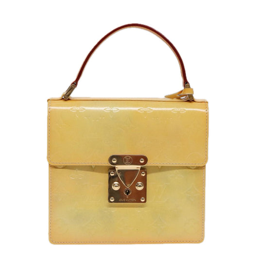 Louis Vuitton Spring Street Yellow Patent Leather Handbag ()